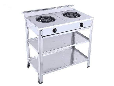 table gas stove wooden